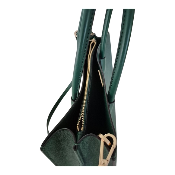 Michael Kors Forest Green Satchel - Picture 3 of 10